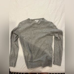 JCrew crew neck gray sweater size small